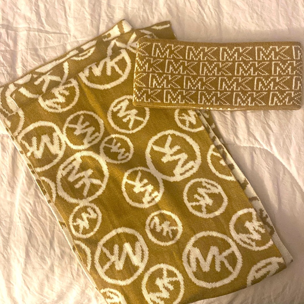 Michael Kors scarf and hat
